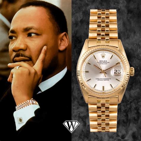 martin luther king gold rolex|marin luther king watch.